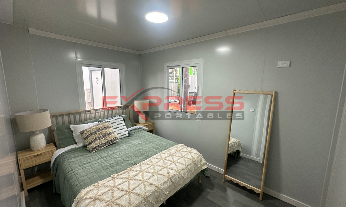 40ft Container Home Bedroom