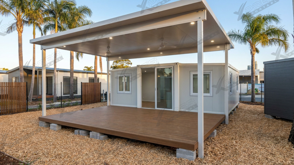 20ft Expander Home 4 Bed 1 Bath - Flat Roof