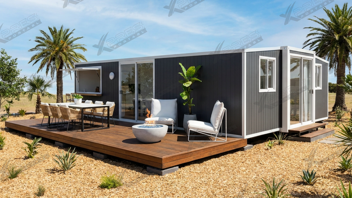 30ft Expander Home 2 Bed 1 Bath - Flat Roof