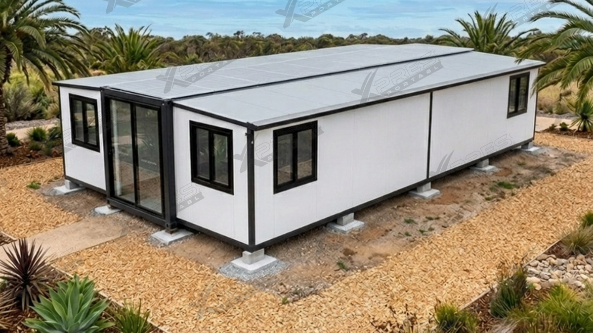 40ft Expander Home 2 Bed 1 Bath - Flat Roof