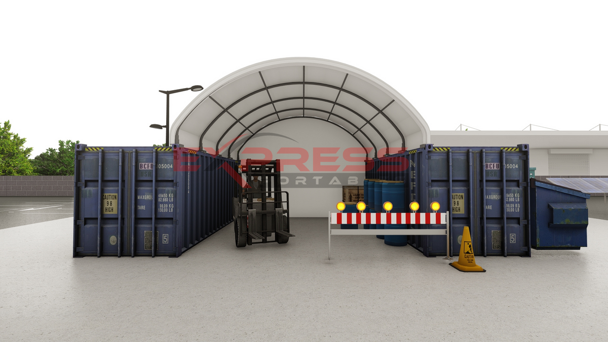 20ft Container Dome - Back Wall (6m)