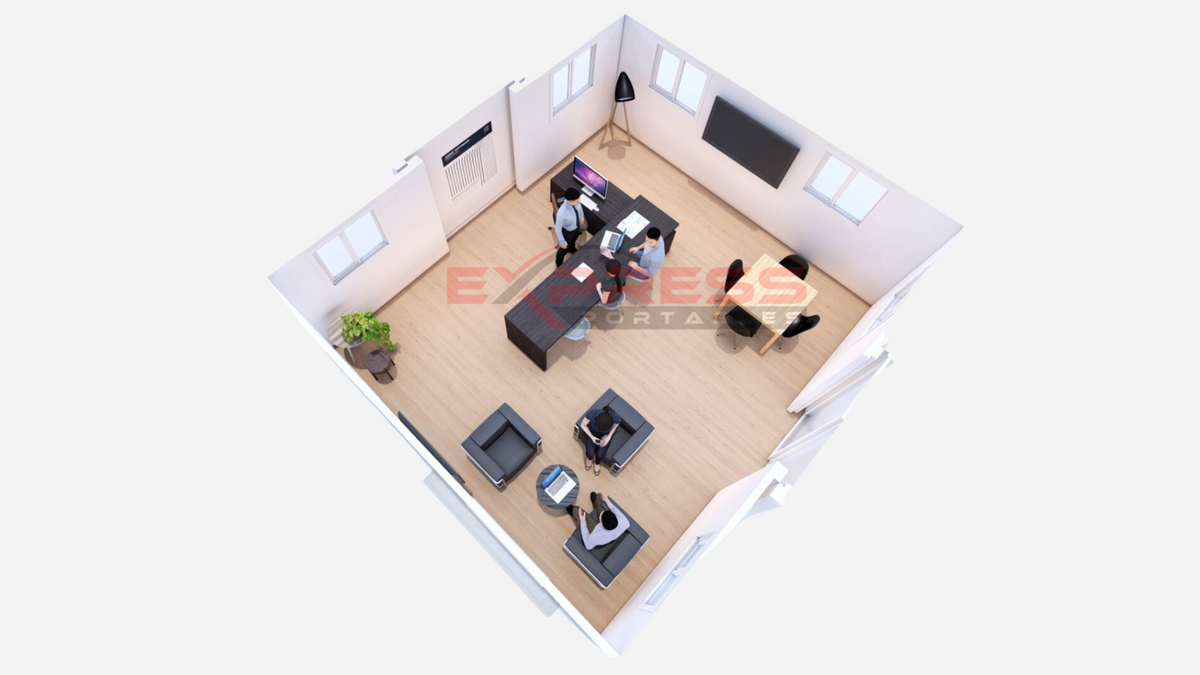 20ft Expandable Container Home - Open Plan