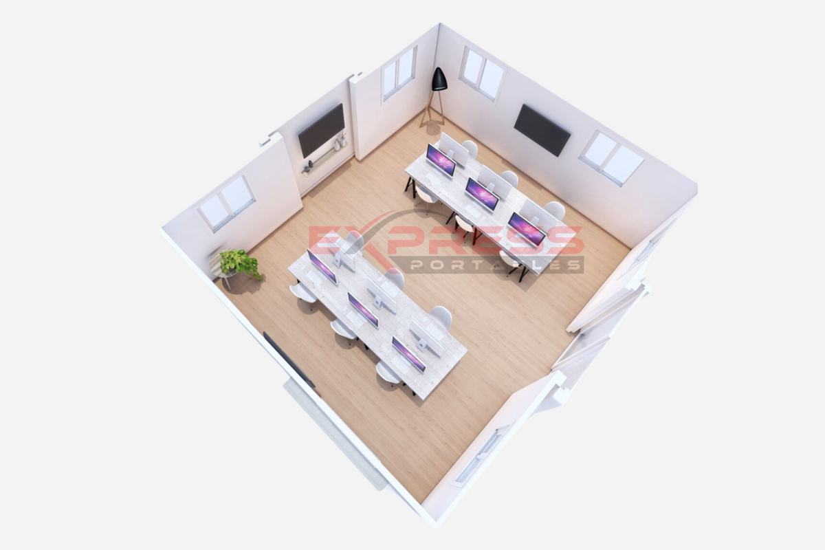20ft Expandable Container Home - Open Plan