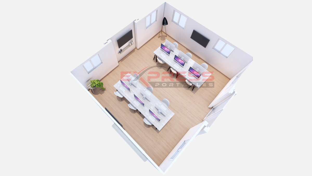 20ft Expandable Container Home - Open Plan