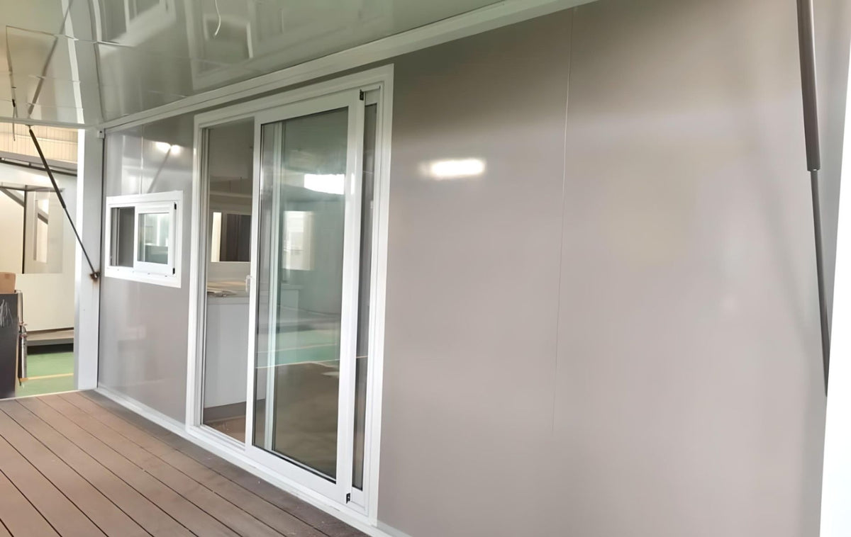 20ft Expander Home 1 Bath, Kitchenette Cabinetry & Decking
