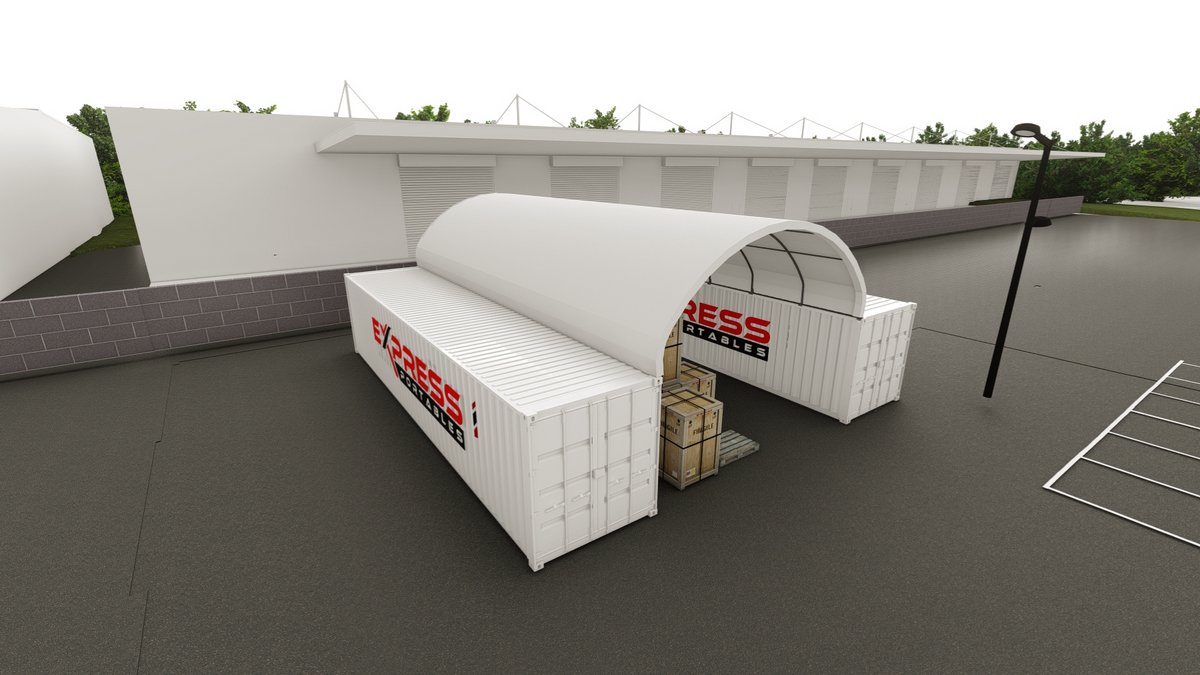 20ft x 40ft Container Dome