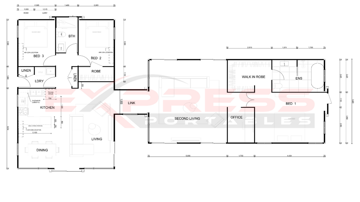 40+40ft Multi-Expandable Home