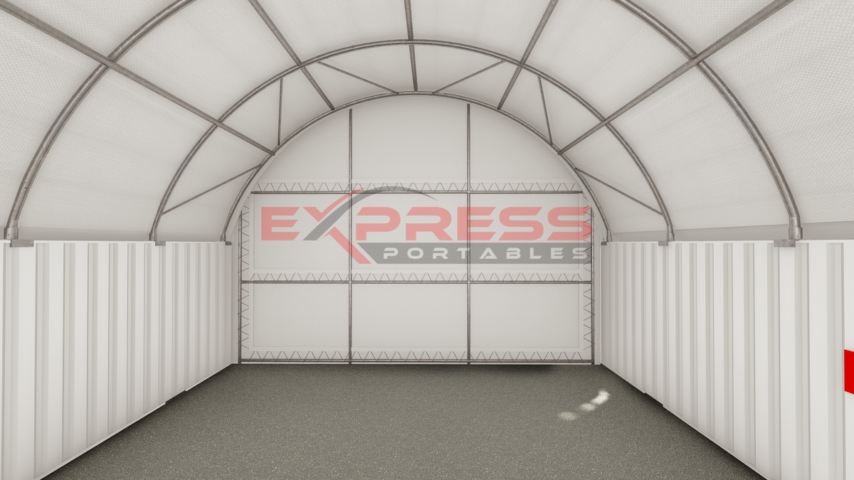 33ft Container Dome - Back Wall (10m)