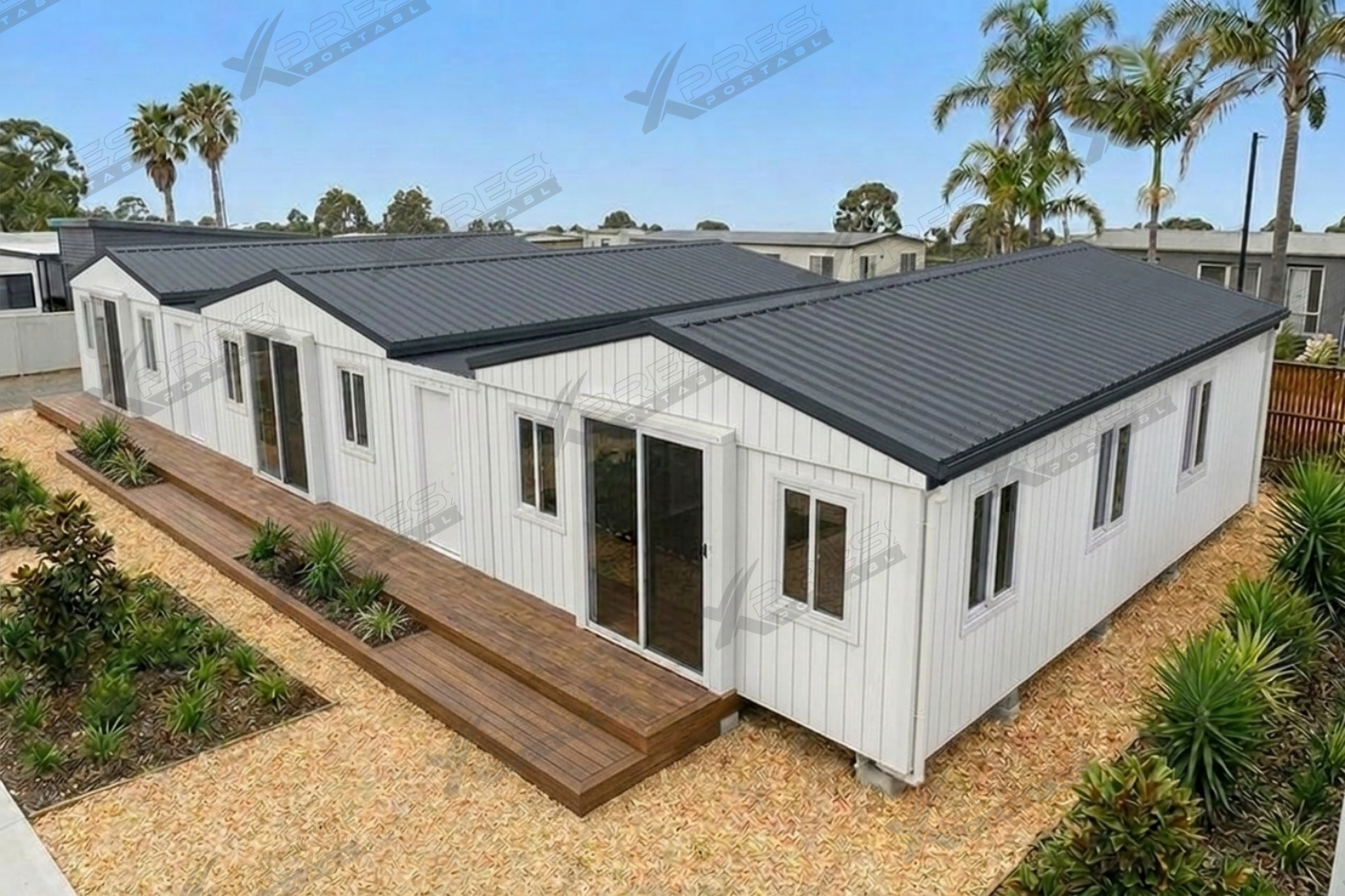 3x40ft Expander Home - Pitched Roof