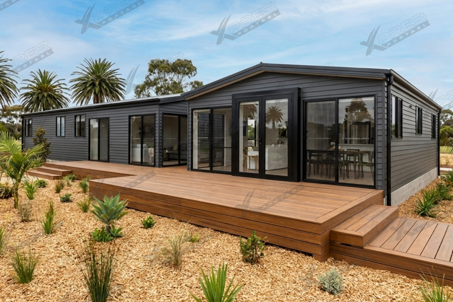 2x40ft Expander Home - Pitched Roof