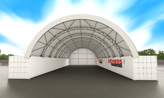 40ft x 80ft Container Dome - Back Wall (12m)