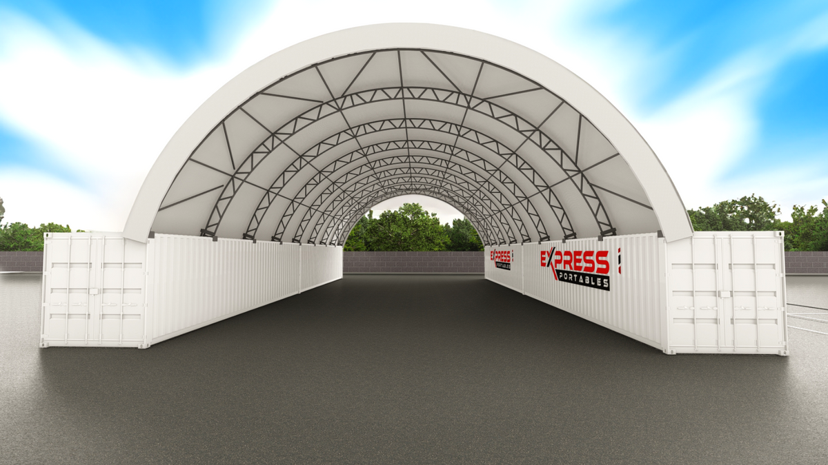 40ft x 80ft Container Dome (12m x 24m)