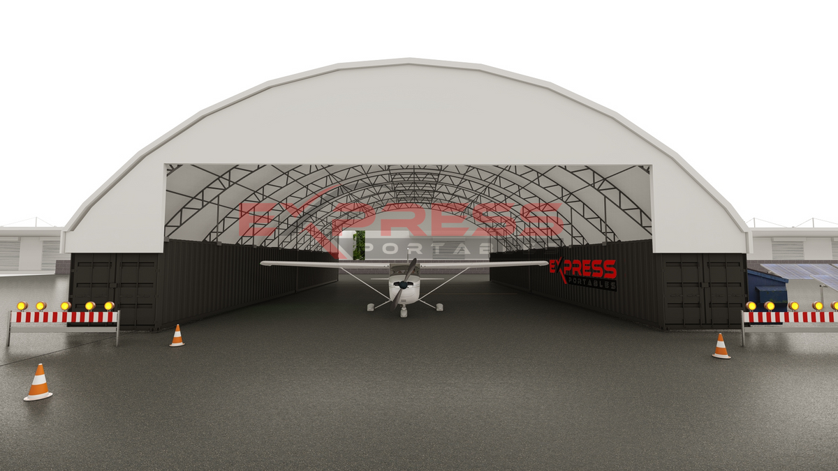 60ft x 80ft Container Dome