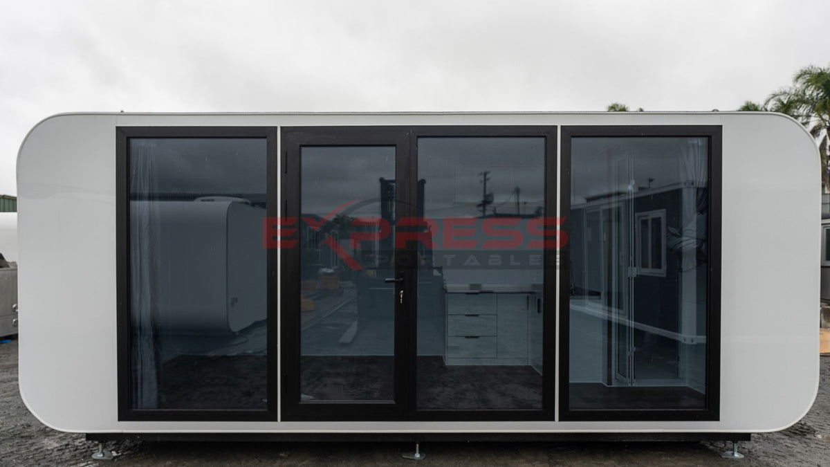 6m Portable Pod with Kitchen & Bathroom