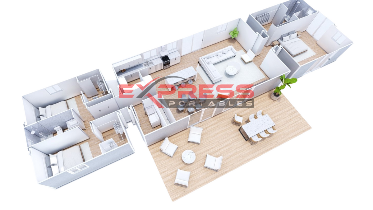 80ft Expandable Container Home