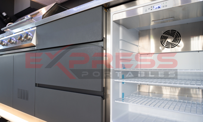 BBQ Social with Lift Up Door (Black)
