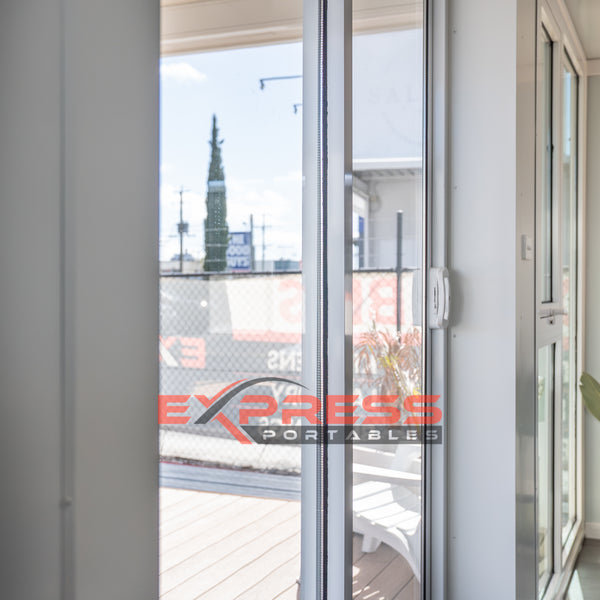Glass sliding door