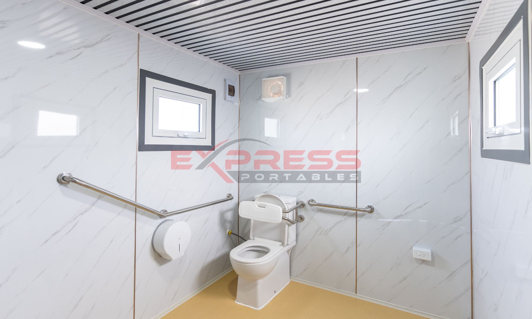 Sanitary Ramps Ultimate Accessible Toilet & Ramp | Express Portables