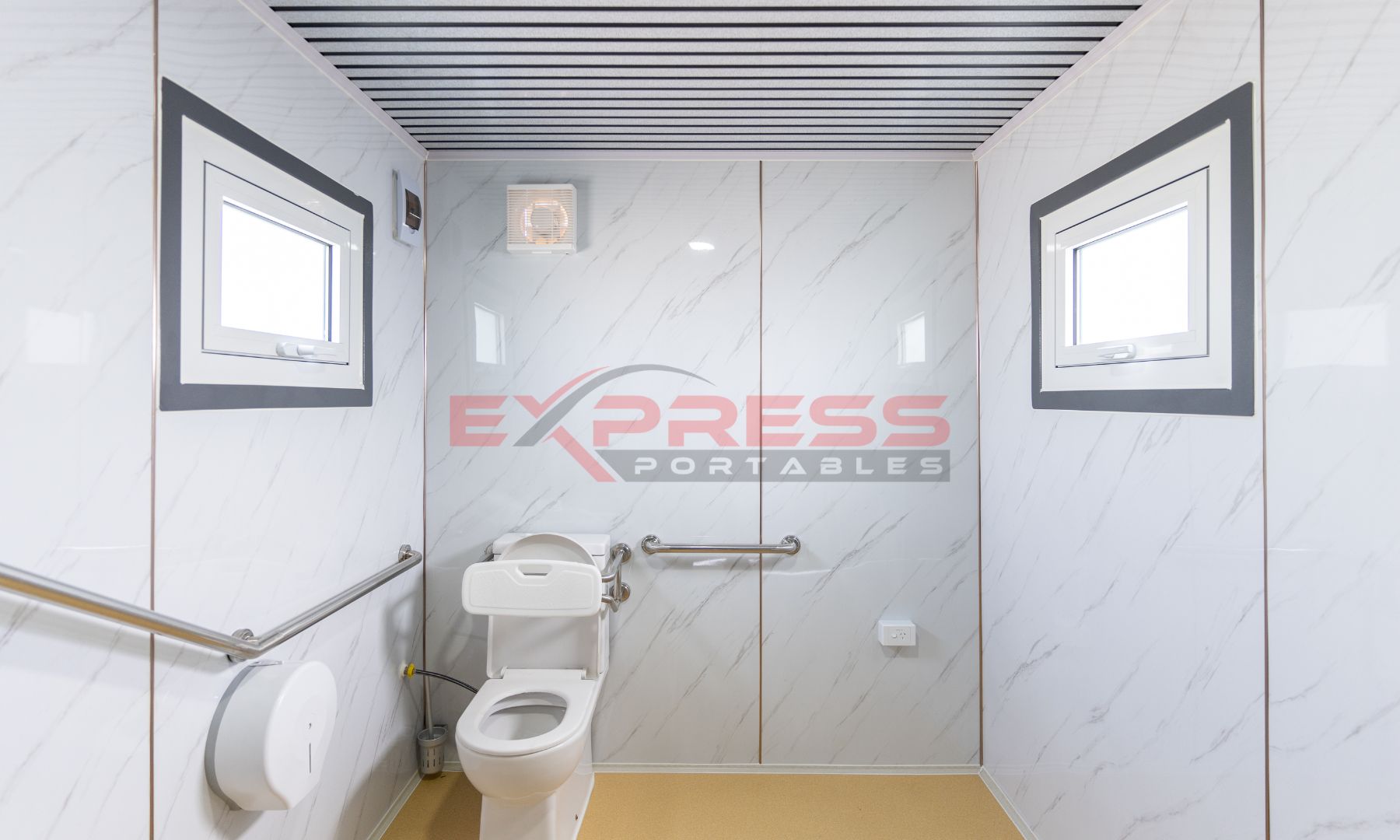 Sanitary Ramps Ultimate Accessible Toilet & Ramp | Express Portables