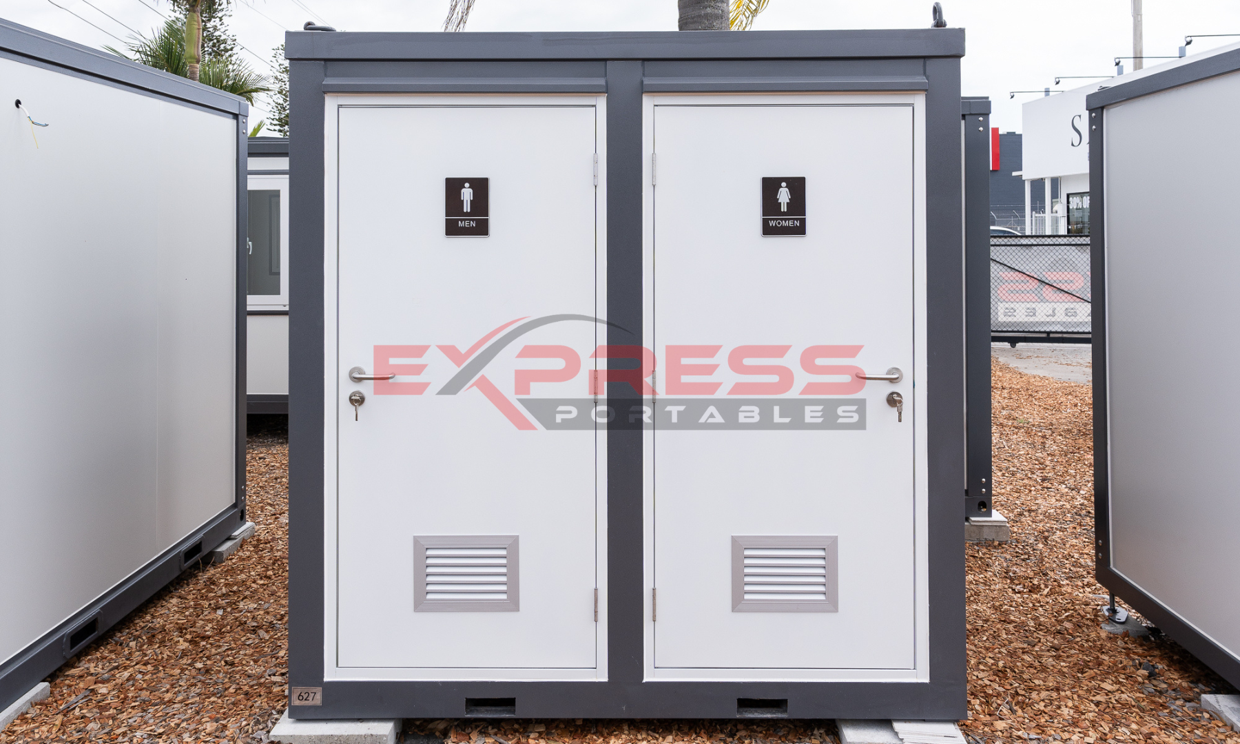 Express Portables Portable Double Toilet