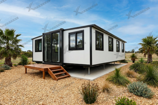 40ft Expander Home 2 Bed 1 Bath 2 WIR - Flat Roof