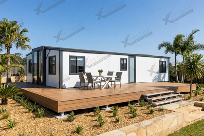 40ft Expander Home 2 Bed 1 Bath Laundry - Flat Roof