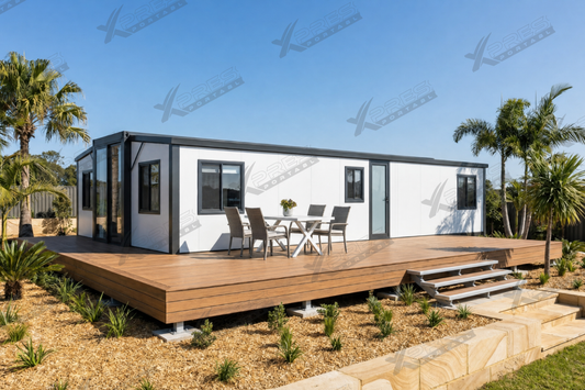 40ft Expander Home 2 Bed 1 Bath Laundry WIR - Flat Roof