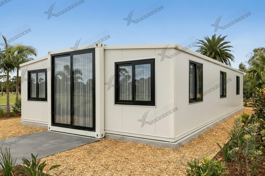 40ft Expander Home 4 Bed 1 Bath - Flat Roof