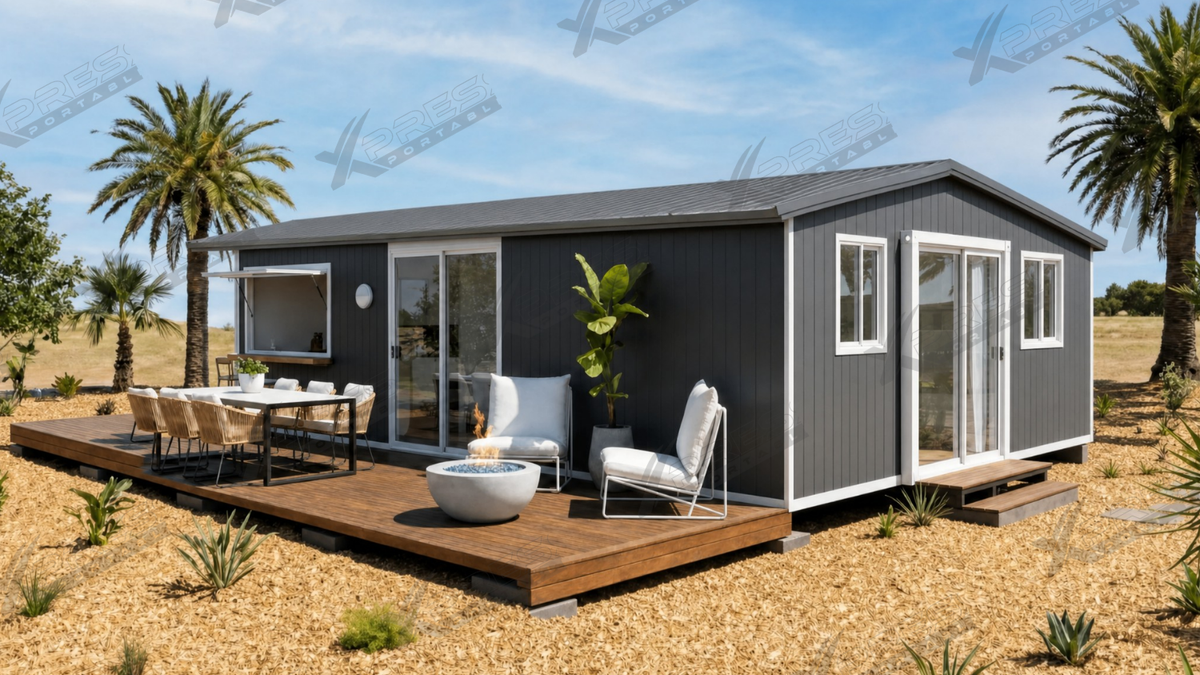 30ft Expander Home 2 Bed 1 Bath - Pitched Roof
