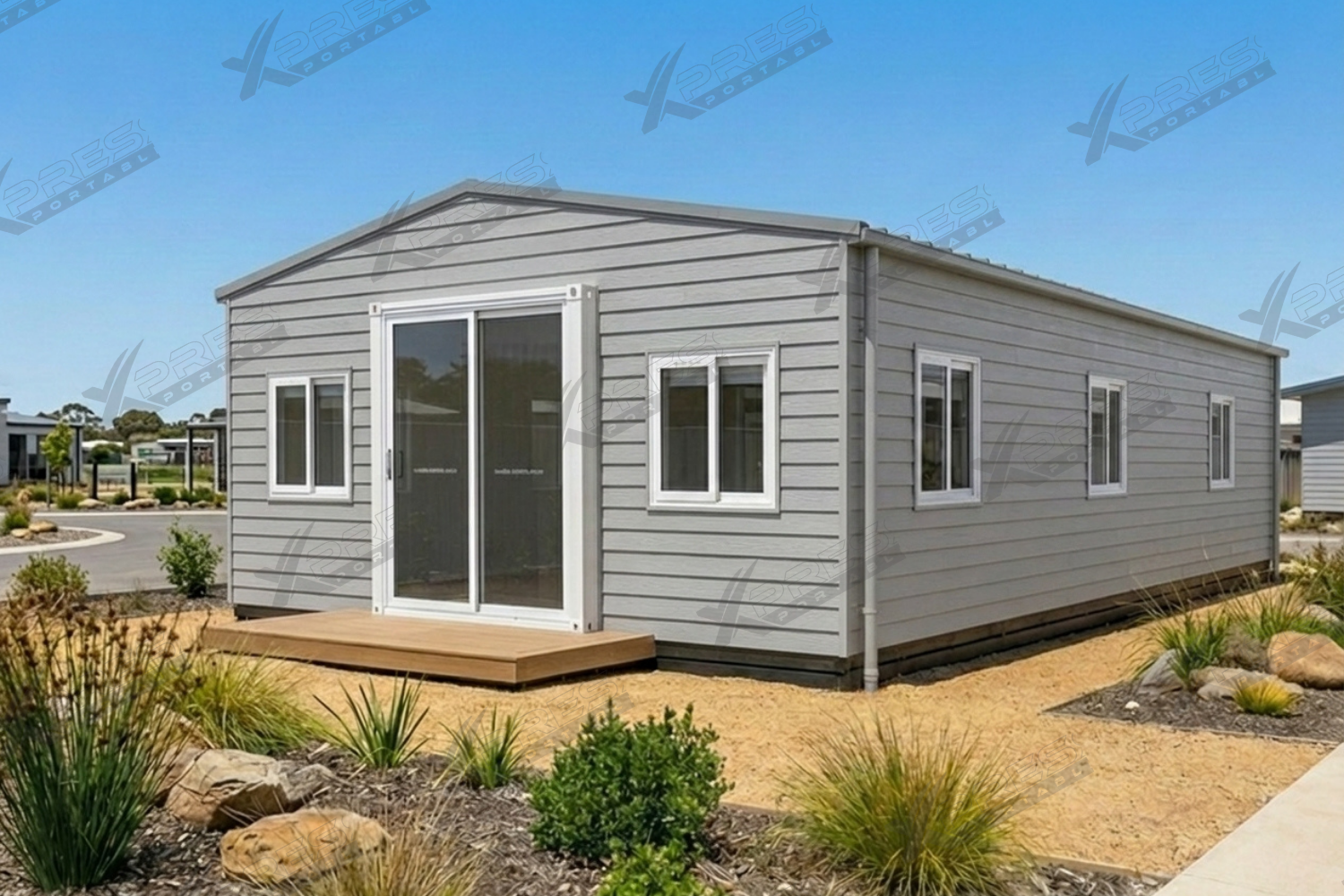 40ft Expander Home 2 Bed 1 Bath Office - Pitched Roof