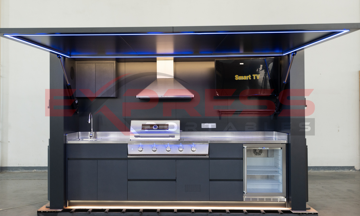 Bbq Using Screen Black BBQ Entertainer – Express Portables