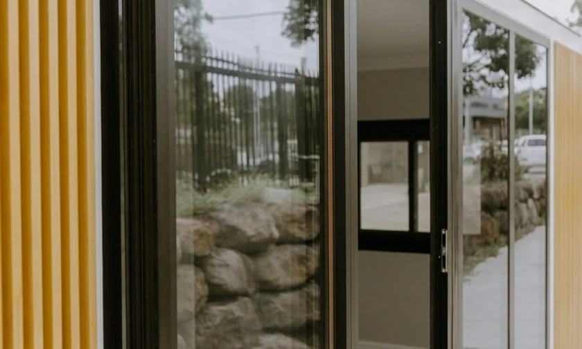 Floor-to-ceiling double-glazed walls