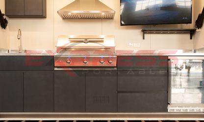 BBQ Social with Lift Up Door (Black)